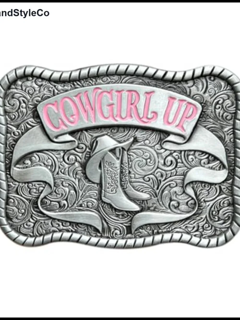 Western Cowboy Belt Buckle Rodeo Horseman Cowgirl Zinc Alloy 1.5 Inch Belt